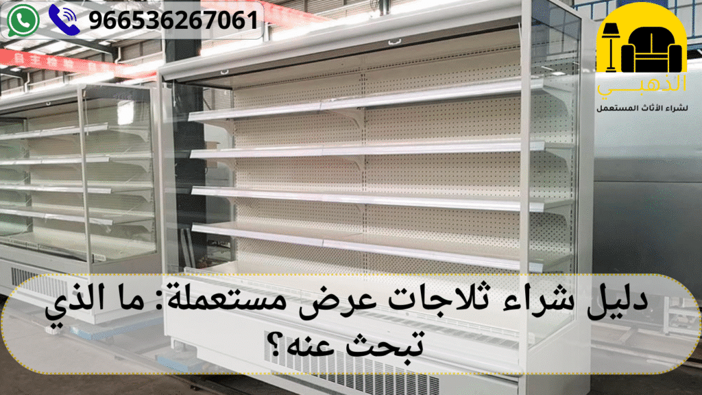شراء ثلاجات عرض مستعملة