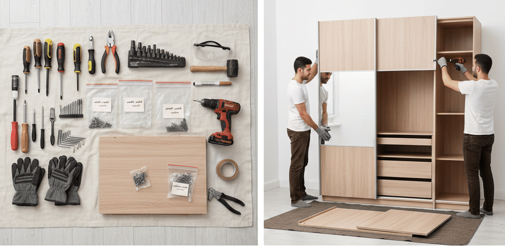 فك وتركيب غرف نوم