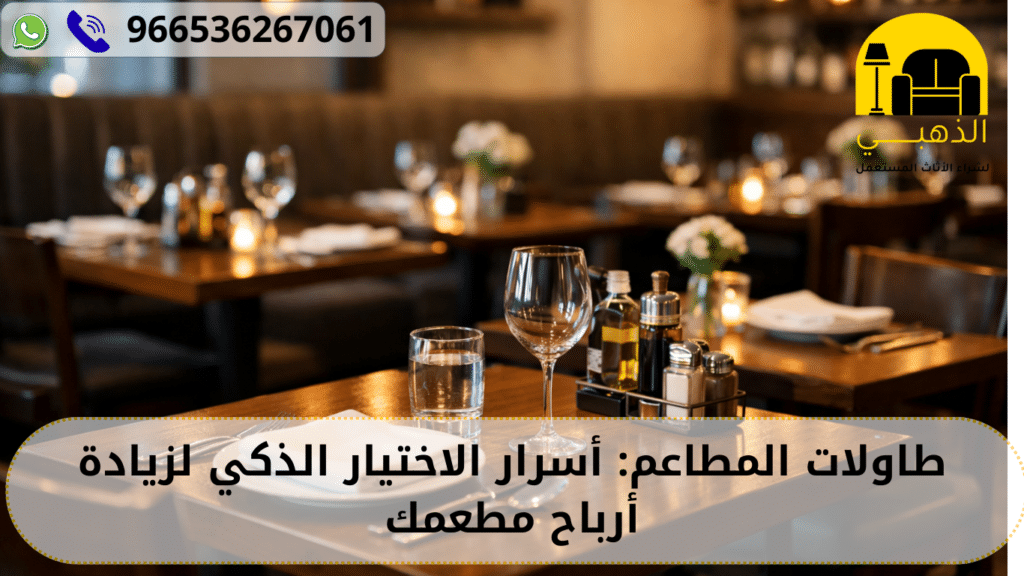 طاولات المطاعم