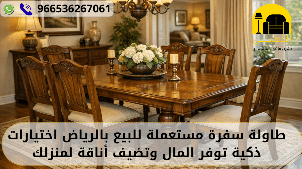 طاولة سفرة مستعملة للبيع