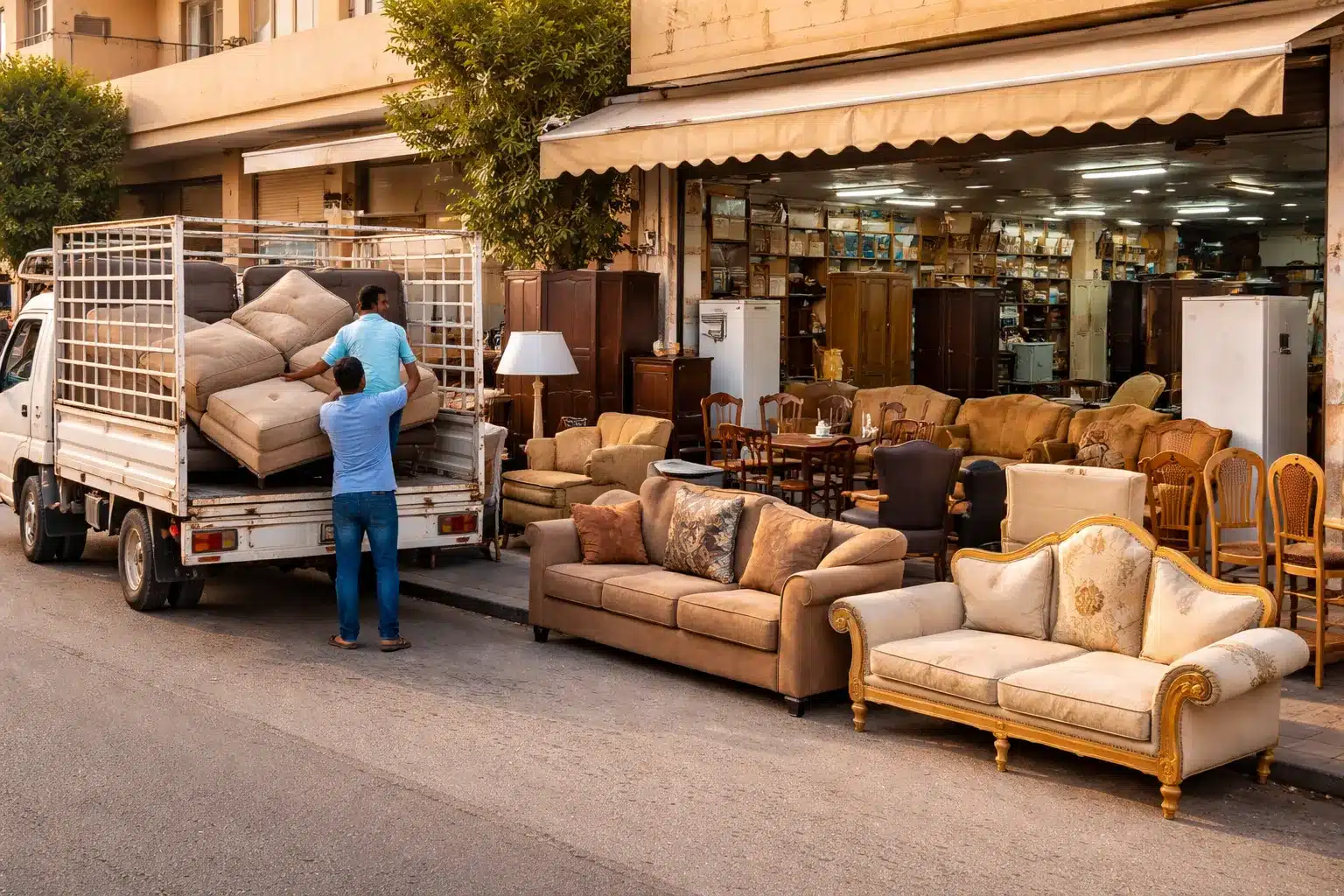 شراء اثاث مستعمل حي الغدير