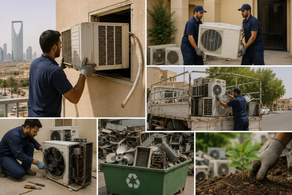 طرق التخلص من المكيف القديم بالرياض