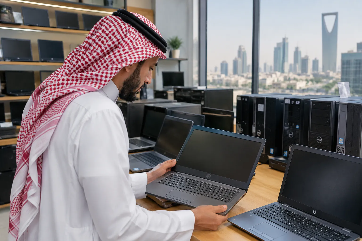 شراء أجهزة كمبيوتر مستعملة بالرياض